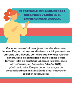 El potencial de la mujer para crear innovación en el emprendimiento social