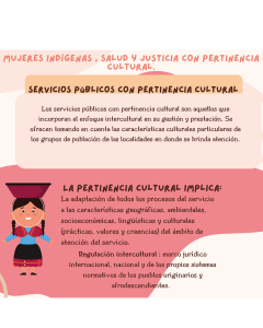 Mujeres Indígenas Salud y Justicia con Pertinencia Social