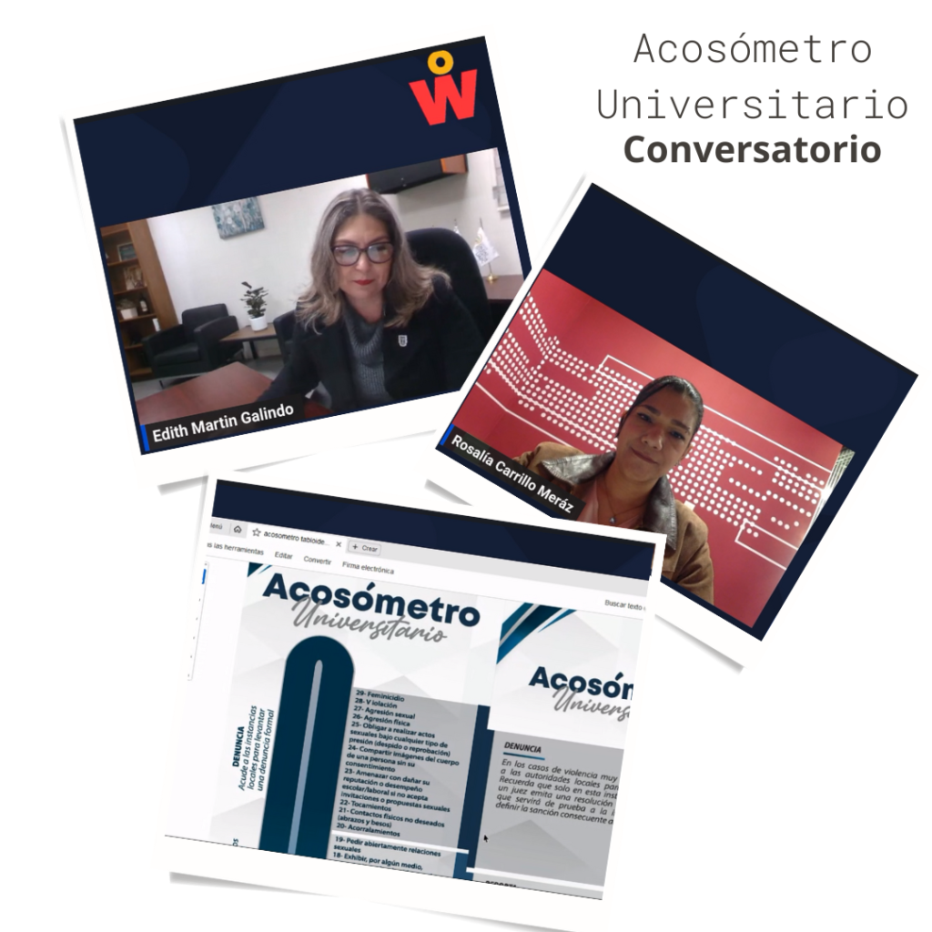 Conversando con Rosalía Carrillo sobre el acosómetro universitario